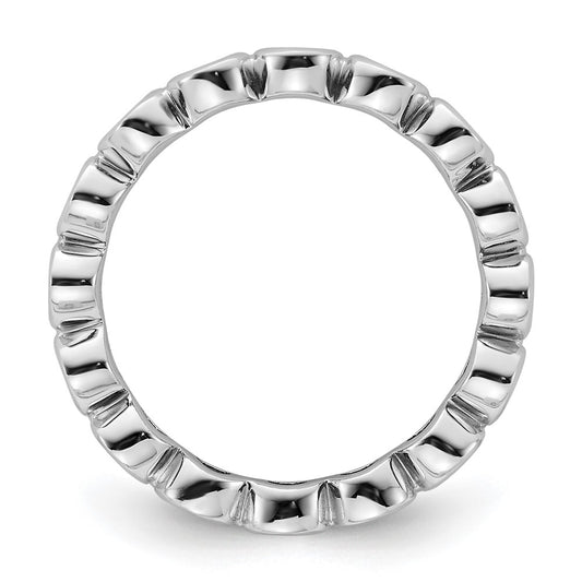 Buy Exclusive 1 Carat Diamond Eternity Band in 14K White Gold - Size 6, Stylish!