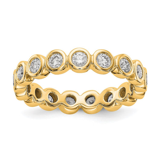 High-Quality 14K Gold 1-Carat Diamond Eternity Band - Size 7.5, Stylish Value