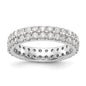 Buy Exclusive 14K White Gold 2-Carat Lab-Grown Diamond Eternity Band - Stylish Value!-6