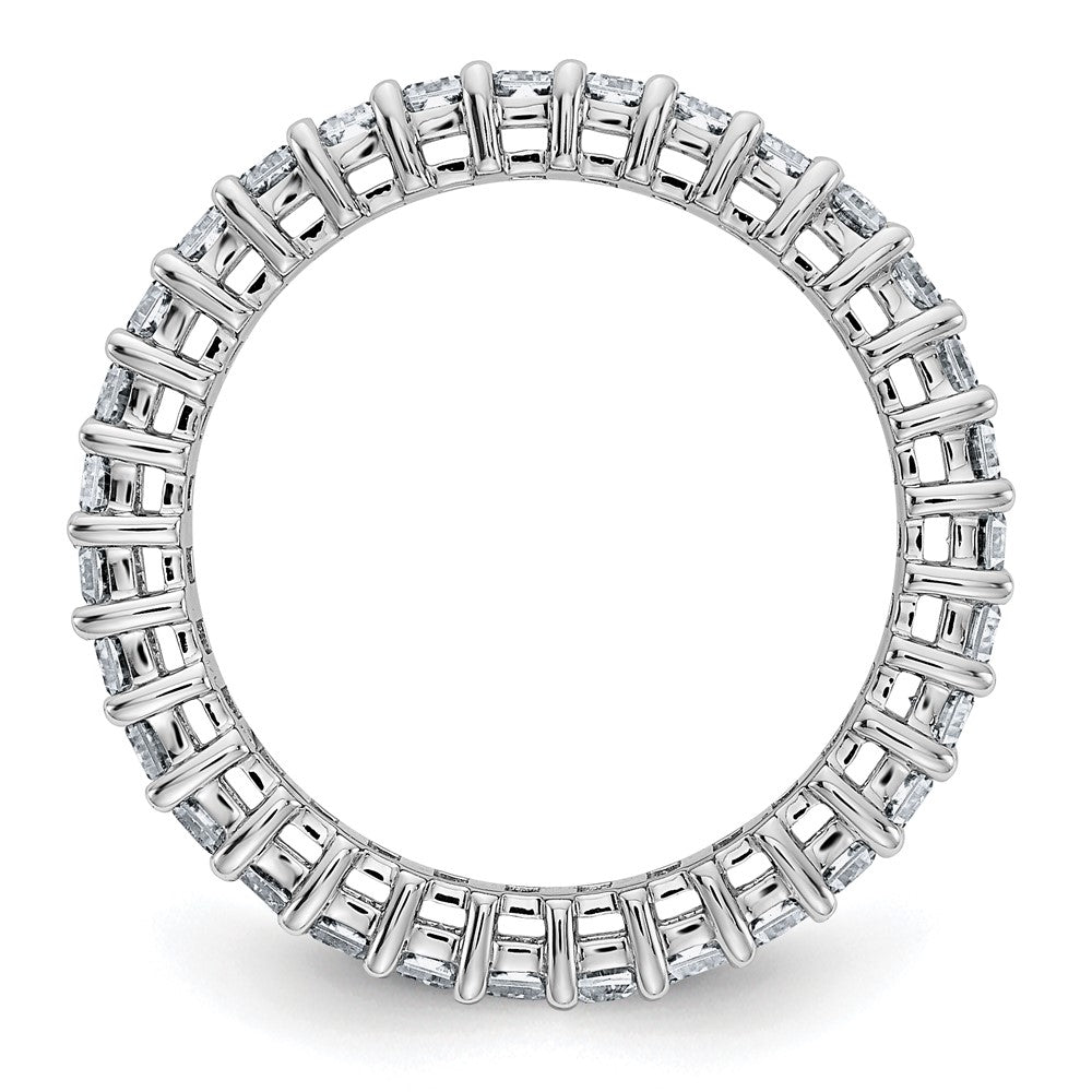 Exclusive 14K Emerald-Cut Moissanite Eternity Band | Affordable Luxury Jewelry