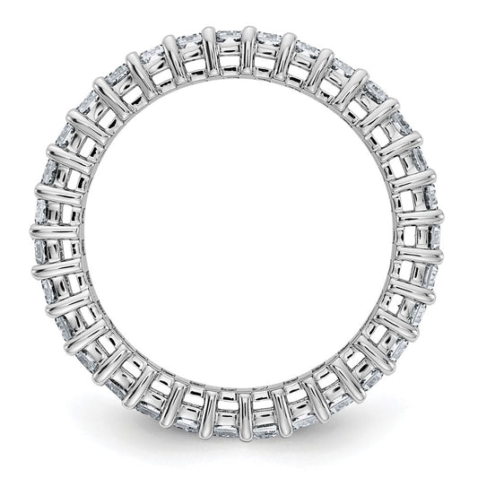 High-Quality 14K Emerald-Cut Moissanite Eternity Ring | Stylish & Affordable Jewelry