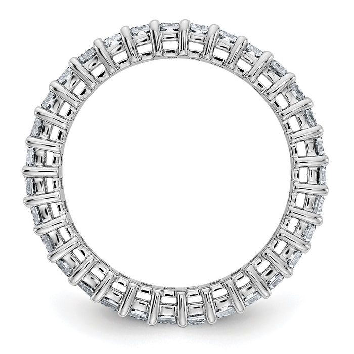 High-Quality 14K Emerald-Cut Moissanite Eternity Ring | Stylish & Affordable Jewelry-2