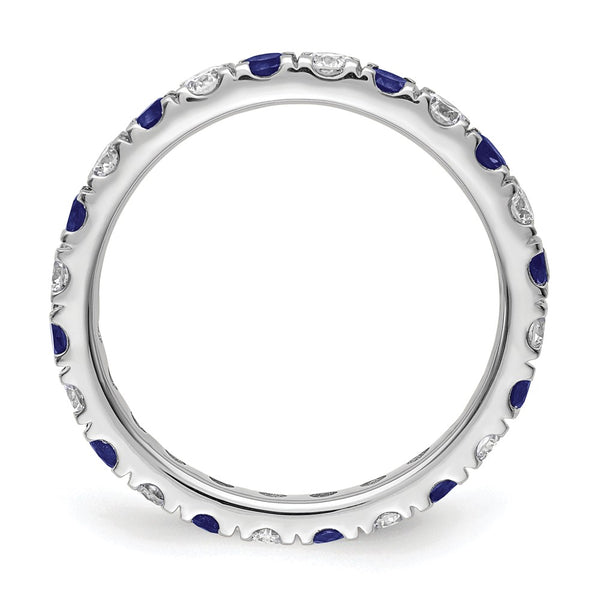 14K White Gold Eternity Band with 3/4 Carat Lab-Grown Diamond - Style GR1-1005113