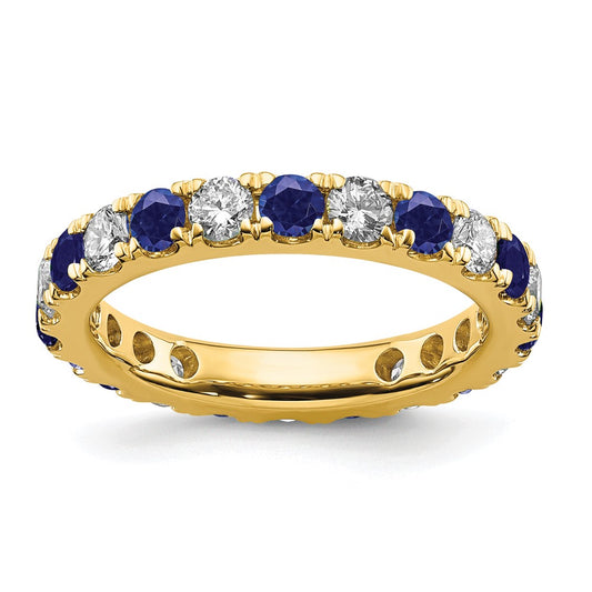 Buy Exclusive 14K Gold 1 Carat Lab-Grown Diamond Eternity Band, Size 4