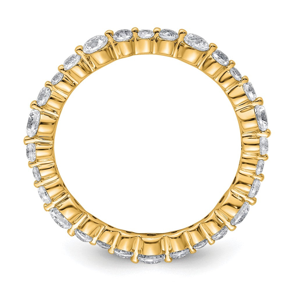 Shop Exclusive 14K Gold Eternity Band - 1/2 Carat VS Diamonds, Size 4