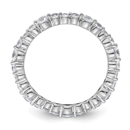 Shop Exclusive 14K White Gold Diamond Eternity Band - 5/8 Carat, Stylish Size 5.5