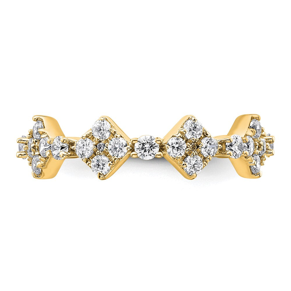 Shop Exclusive 14K Gold Eternity Band - 1.25 Carat Diamonds, Size 8.5