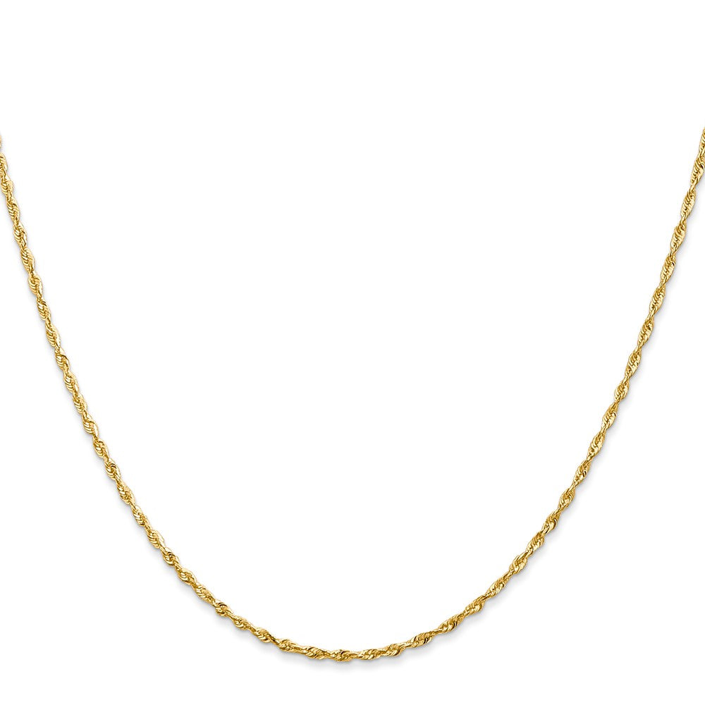 Buy Stylish 14K Gold 16-Inch Ultra Diamond-Cut Rope Chain - 1.5mm