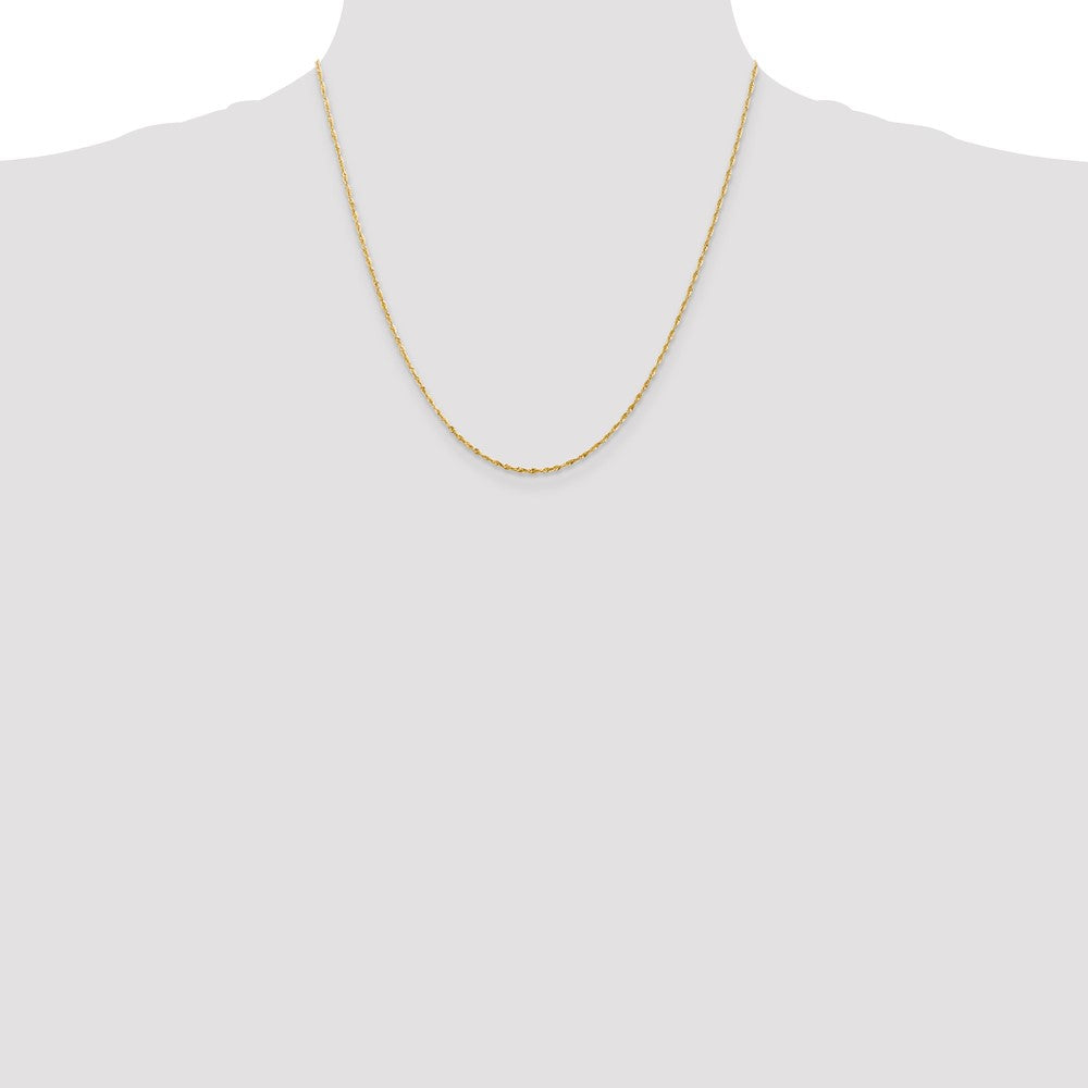 Buy 14K Gold 20-Inch 1.5mm Luxury Ultra Diamond-Cut Rope Chain