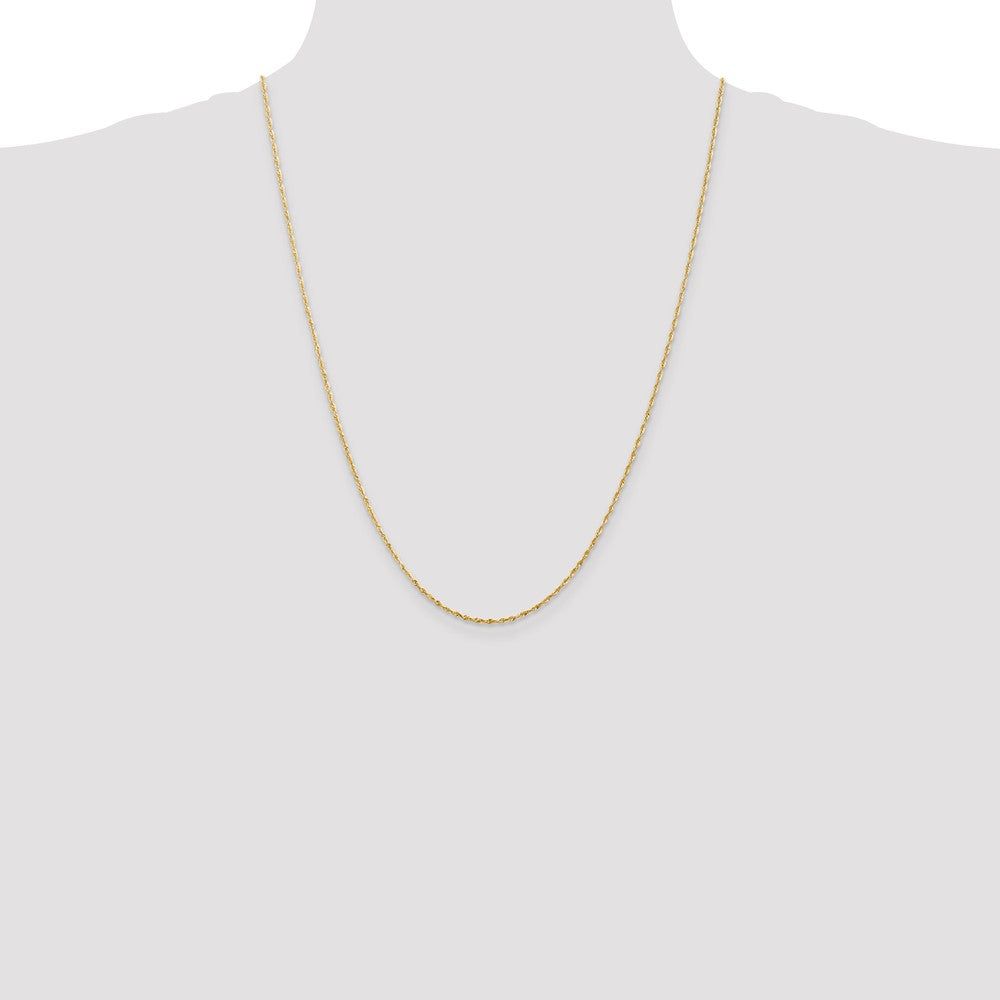 Buy Exclusive 14K Gold 24-Inch 1.5mm Ultra Diamond-Cut Rope Chain
