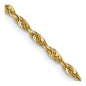 Shop 14K Gold 22-Inch 2mm Ultra Diamond-Cut Rope Chain - Stylish Luxury!-3