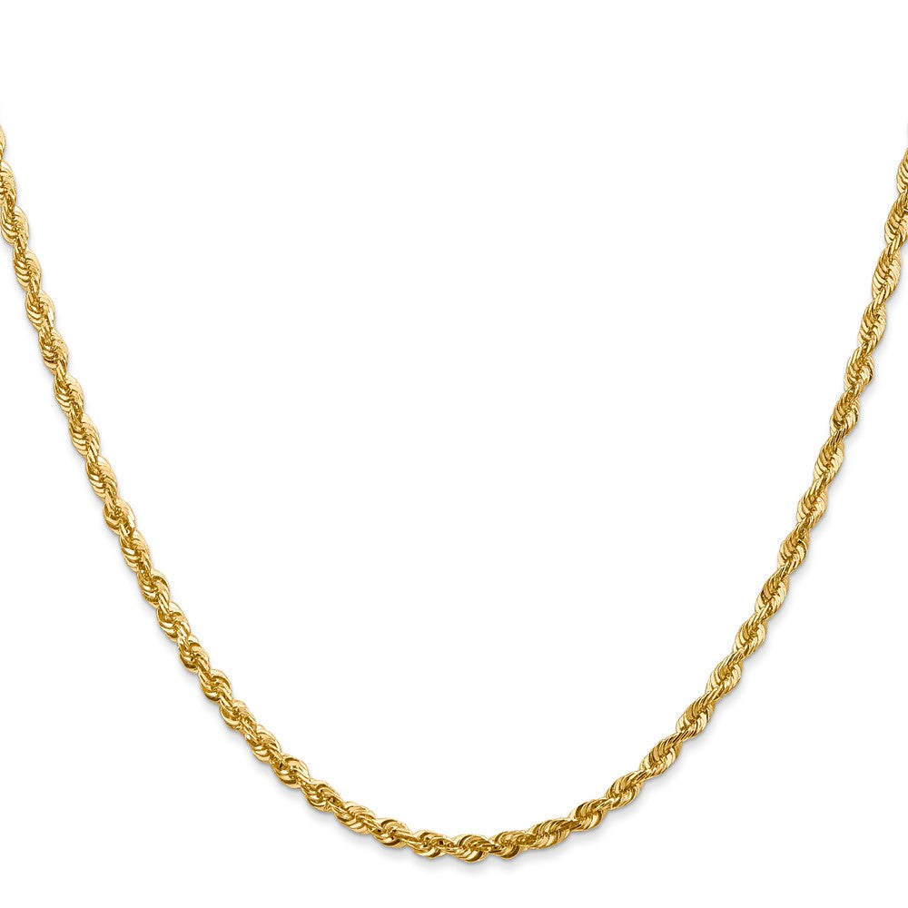 Shop 14K Gold 18-Inch Diamond-Cut Rope Chain - Stylish 2.75mm Design