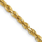 Shop 14K Gold 18-Inch Diamond-Cut Rope Chain - Stylish 2.75mm Design-2