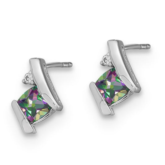 High-Quality Mystiv Fire & Diamond SS Earrings - Stylish Luxury at Great Price