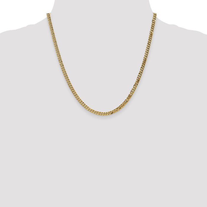 Exclusive 14K Gold 20-Inch 3.9mm Curb Chain - Stylish Luxury at Great Value!-4