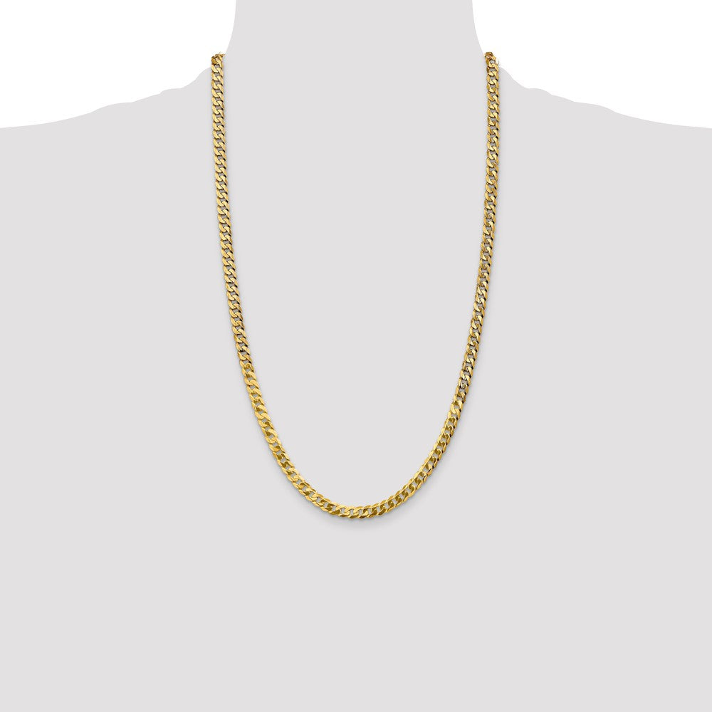 Shop Exclusive 14K Gold 26-Inch Curb Chain, 4.75mm Stylish Design