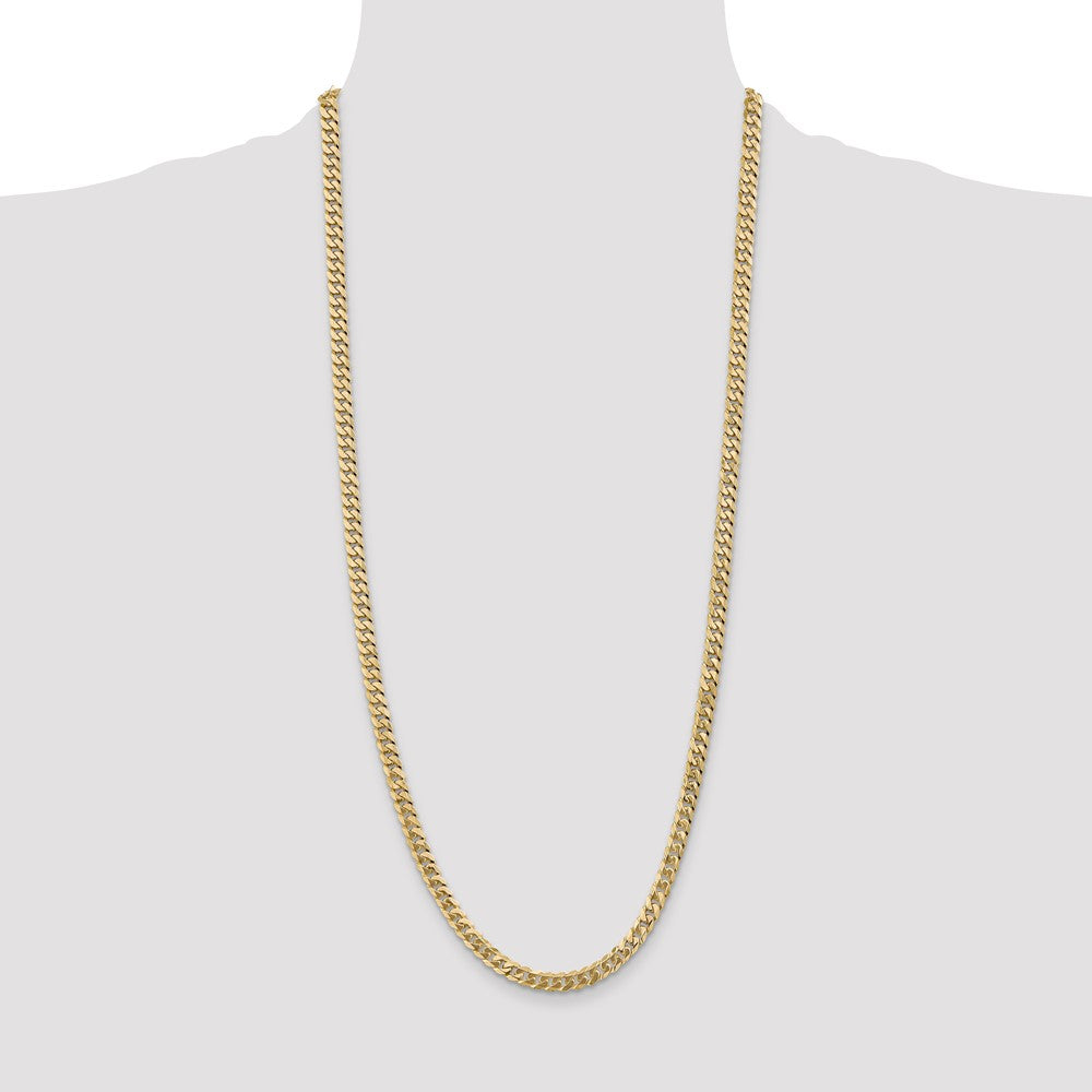 Shop Stylish 14K Gold 30-Inch 5.75mm Curb Chain with Lobster Clasp
