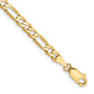 Shop Stylish 14K Gold 8-Inch Flat Figaro Bracelet | 4mm, Lobster Clasp, Luxury-9
