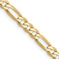 Shop Stylish 14K Gold 30-Inch Flat Figaro Chain - Affordable Luxury Design-8