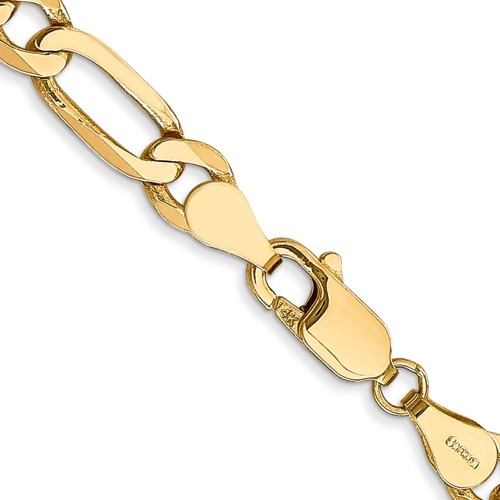 Shop Exclusive 14K Gold 26-Inch Flat Figaro Chain - 5.25mm Stylish Design