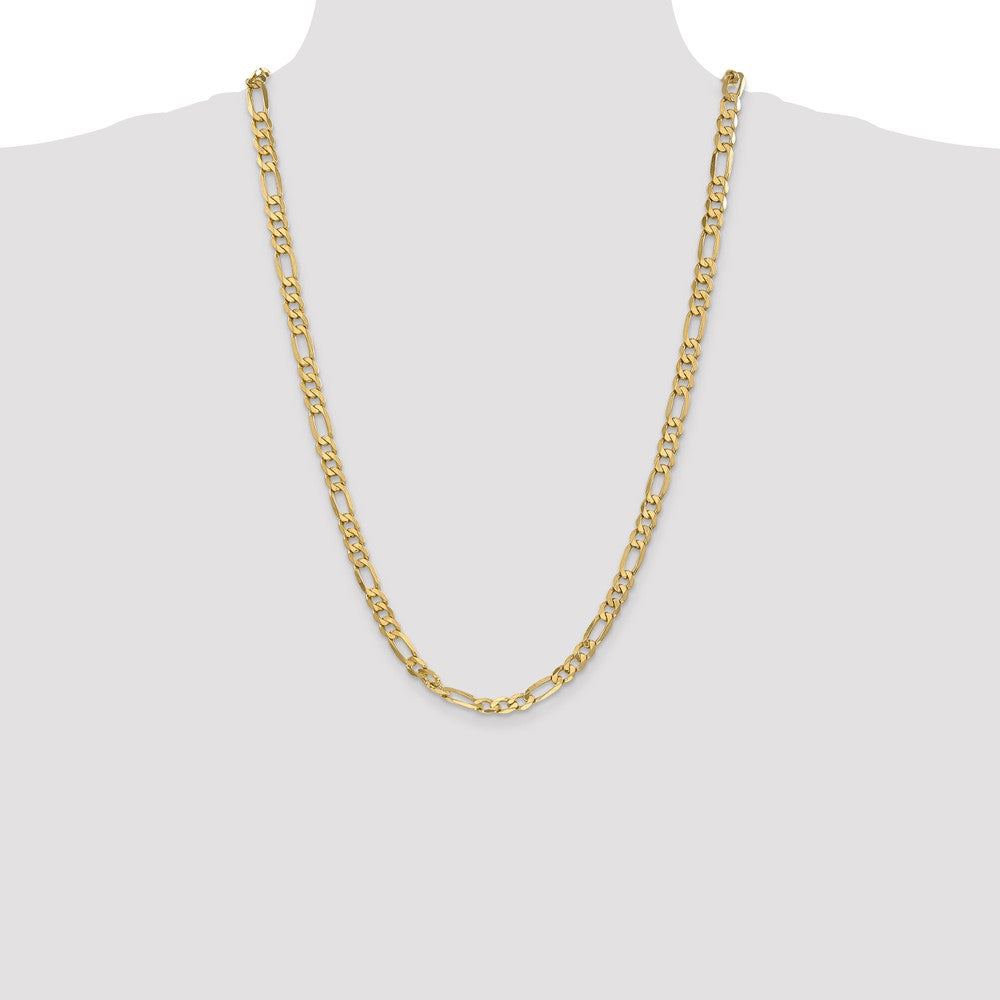 Buy Exclusive 14K Gold Flat Figaro Chain - 26-Inch, 6.25mm, Stylish Design