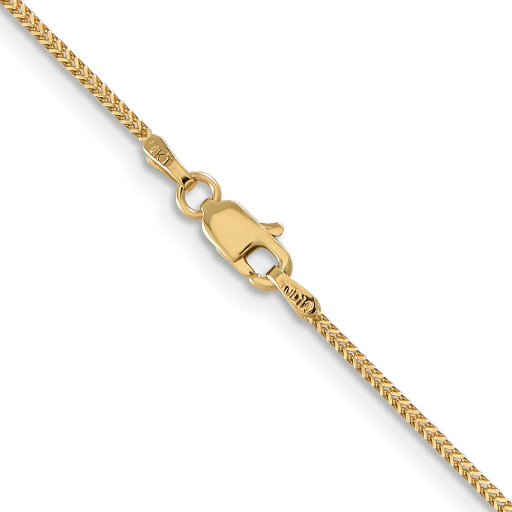 Buy Stylish 14K Gold Franco Chain - 20-Inch, 0.9mm, Lobster Clasp, Affordable!