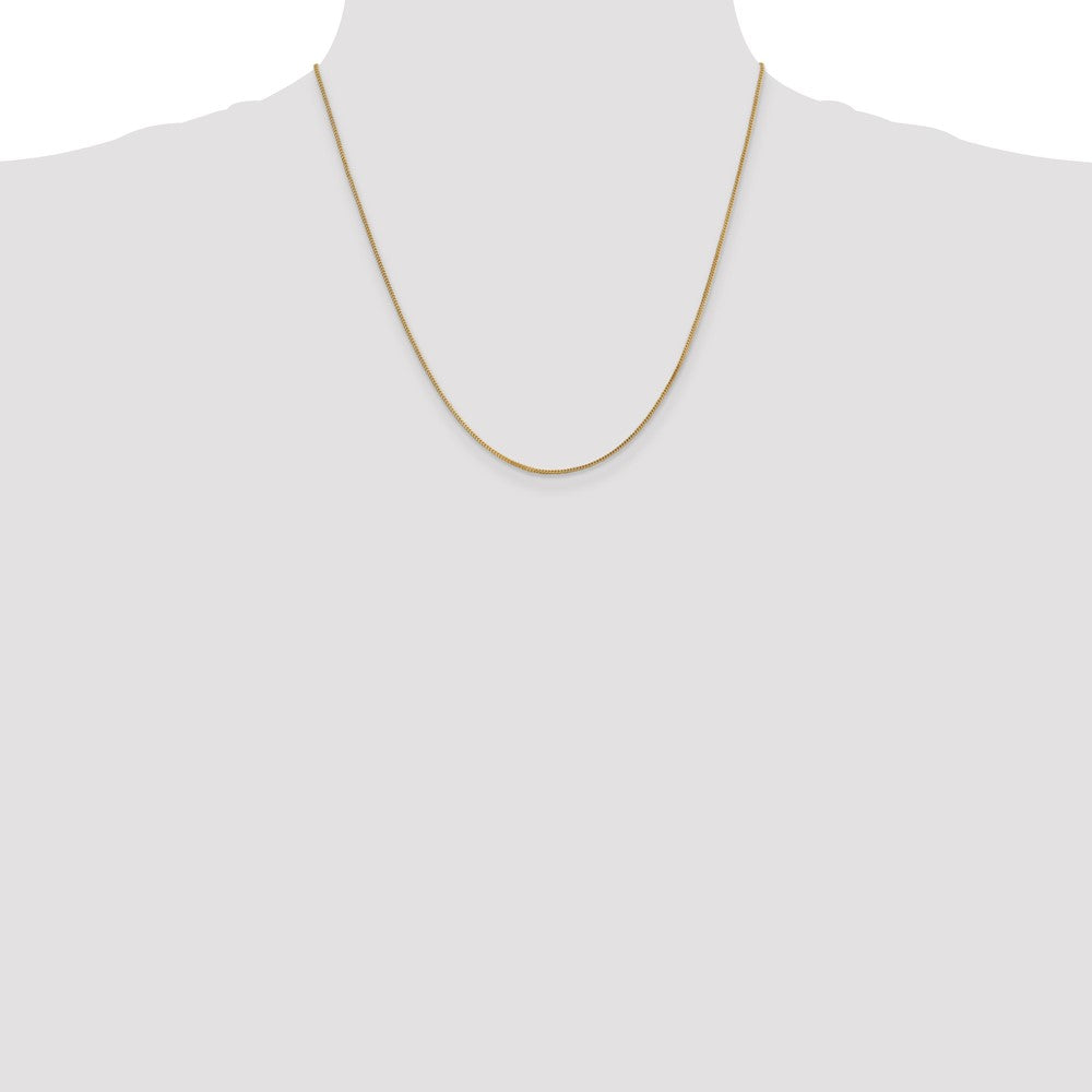 Buy Stylish 14K Gold Franco Chain - 20-Inch, 0.9mm, Lobster Clasp, Affordable!