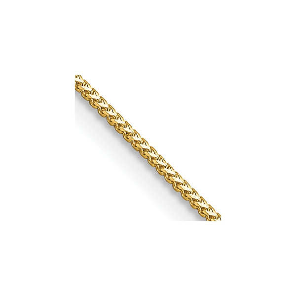 14K Gold 30-Inch Franco Chain, 0.9mm, Lobster Clasp