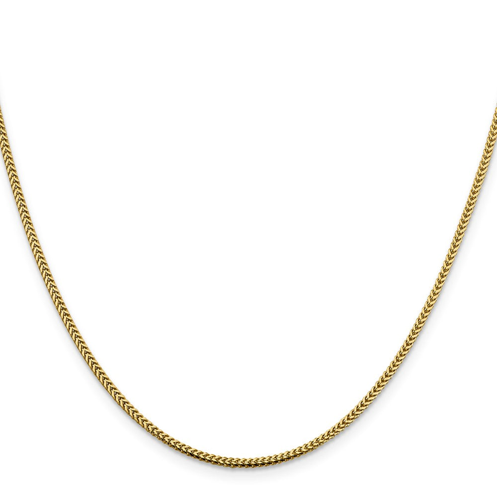 Shop 14K Gold 16-Inch Franco Chain - Stylish 1.4mm Lobster Clasp, Luxury Value
