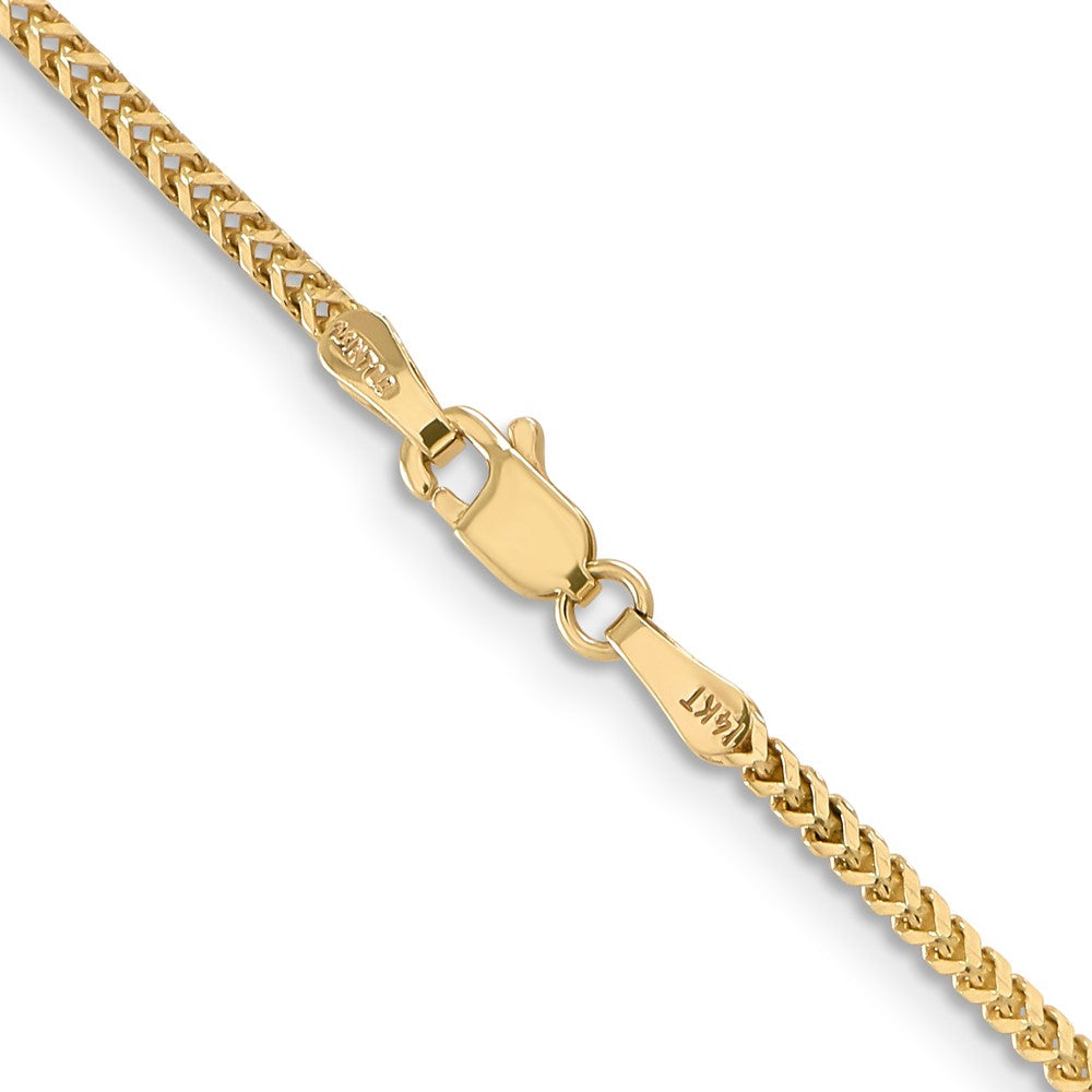 High-Quality 14K Gold Franco Chain 24-Inch 1.5mm - Stylish & Affordable