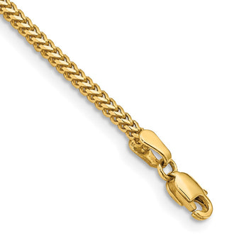 Shop Exclusive 14K Gold Franco Bracelet - 7-Inch, 1.5mm - Stylish Value!