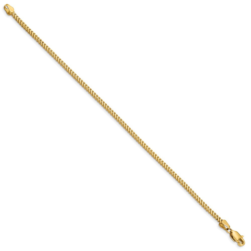 Buy Exclusive 14K Gold 7-Inch Franco Bracelet - 2mm, Stylish & Affordable
