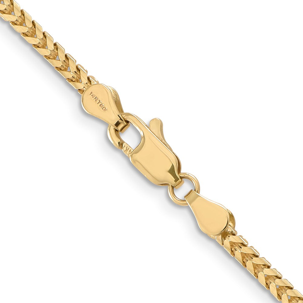 Shop Stylish 30-Inch 2.5mm Franco Chain in 14K Gold - Luxury Accessory