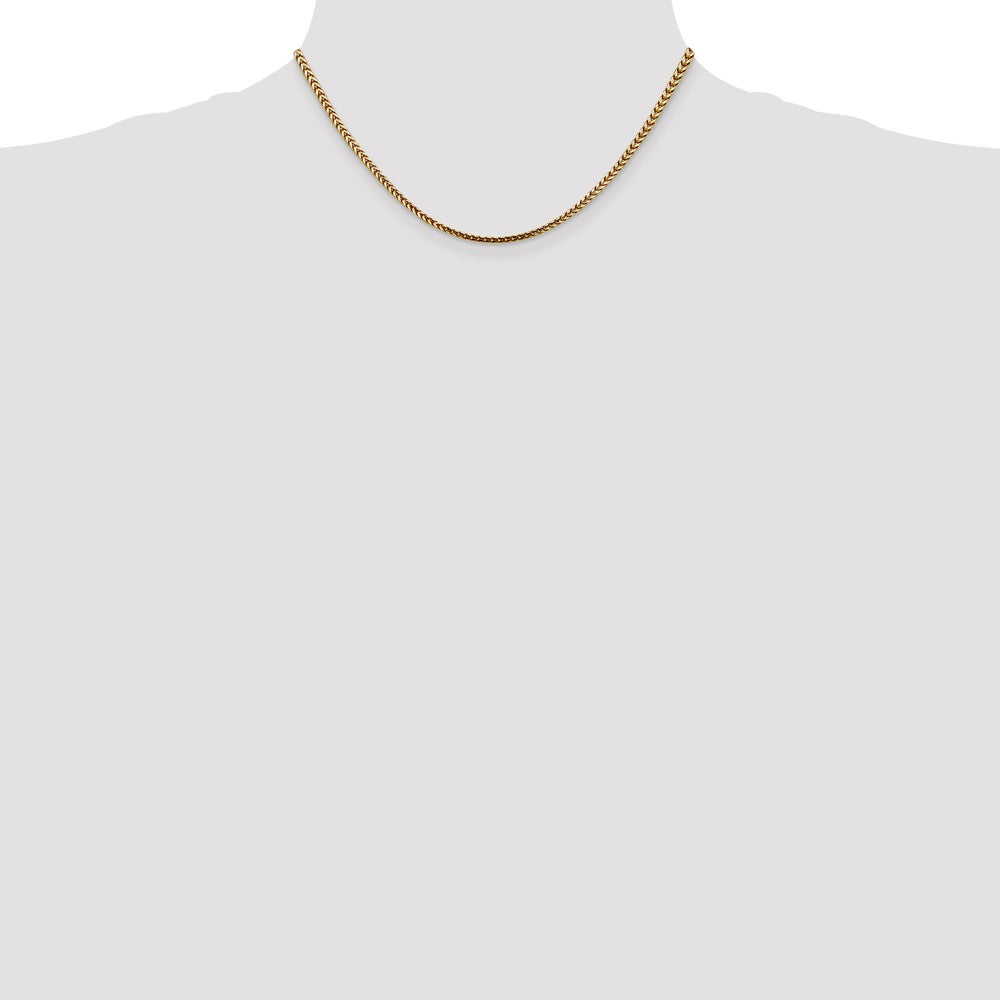 Shop Stylish 14K Gold 16-Inch Franco Chain - 2.5mm, Luxury Lobster Clasp