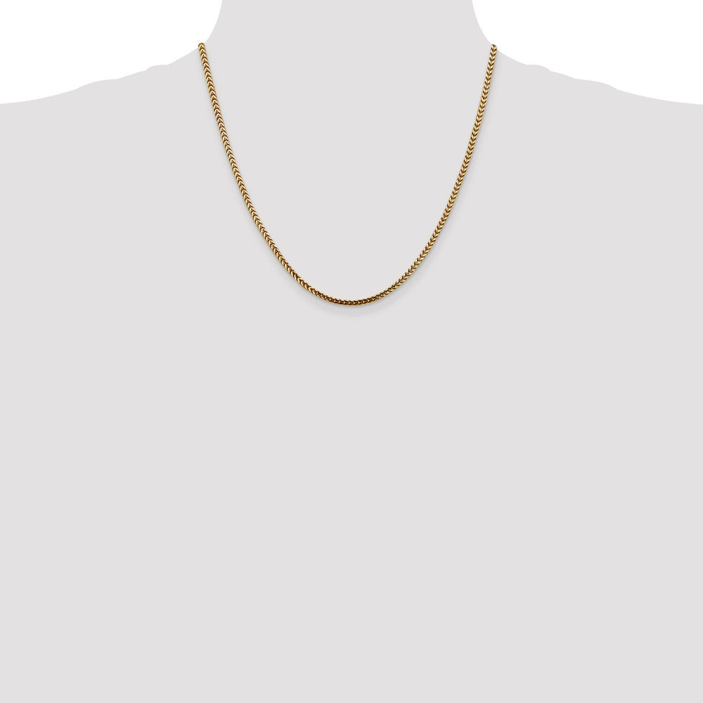 Shop Stylish 14K Gold Franco Chain - 20-Inch, 2.5mm, Luxury Design