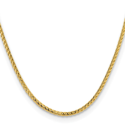 Buy 14K Gold 20-Inch 3mm Franco Chain with Stylish Lobster Clasp - Value!