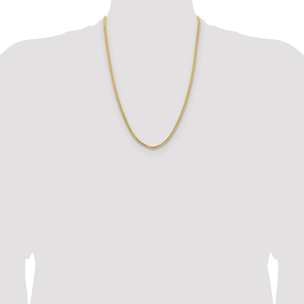 Buy Exclusive 14K Gold 24-Inch 3mm Franco Chain with Stylish Lobster Clasp
