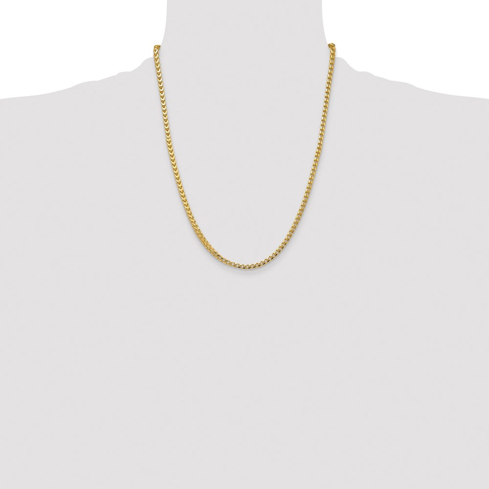 Buy Stylish 14K Gold 22-Inch Franco Chain | 3.7mm, Elegant Lobster Clasp