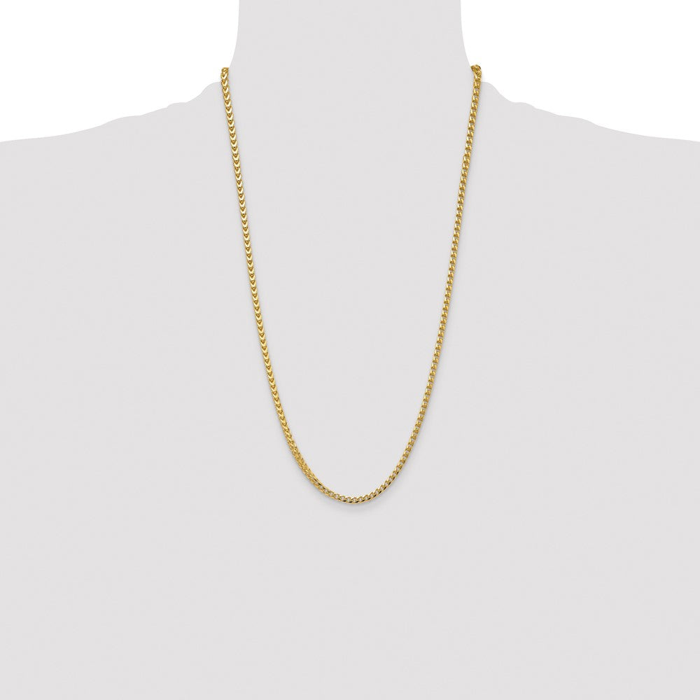 Exclusive 14K Gold 26-Inch Franco Chain 3.7mm - Stylish & Affordable Luxury