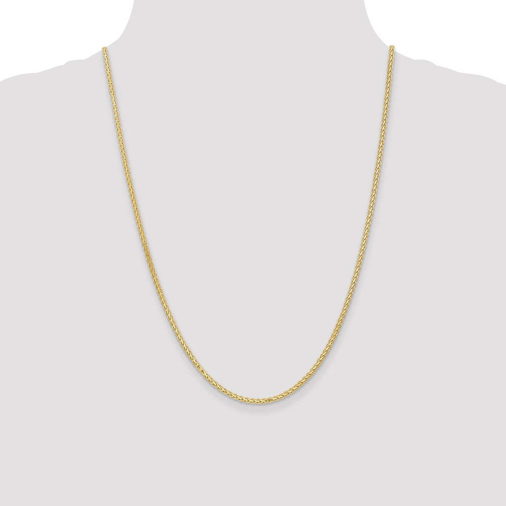 Buy Exclusive 14K Gold 24-Inch Flat Wheat Chain - 2.4mm Luxury Design