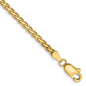 Shop Stylish 14K Gold 7-Inch Flat Wheat Bracelet - 2.8mm, Lobster Clasp-4