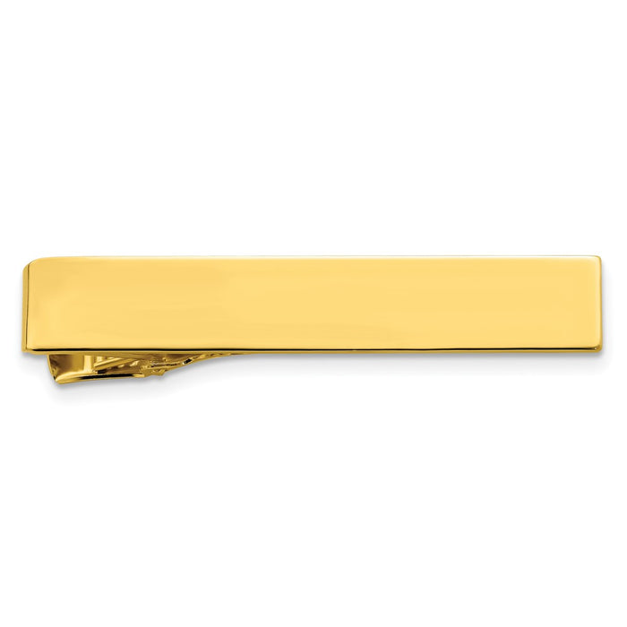 Buy Exclusive Engravable Gold-Plated Tie Bar | Stylish 14K Gold Finish-1