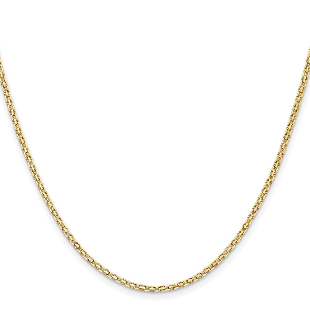 Shop Stylish 14K Gold 24-Inch 1.8mm Flat Bismarck Chain  Affordable Luxury!