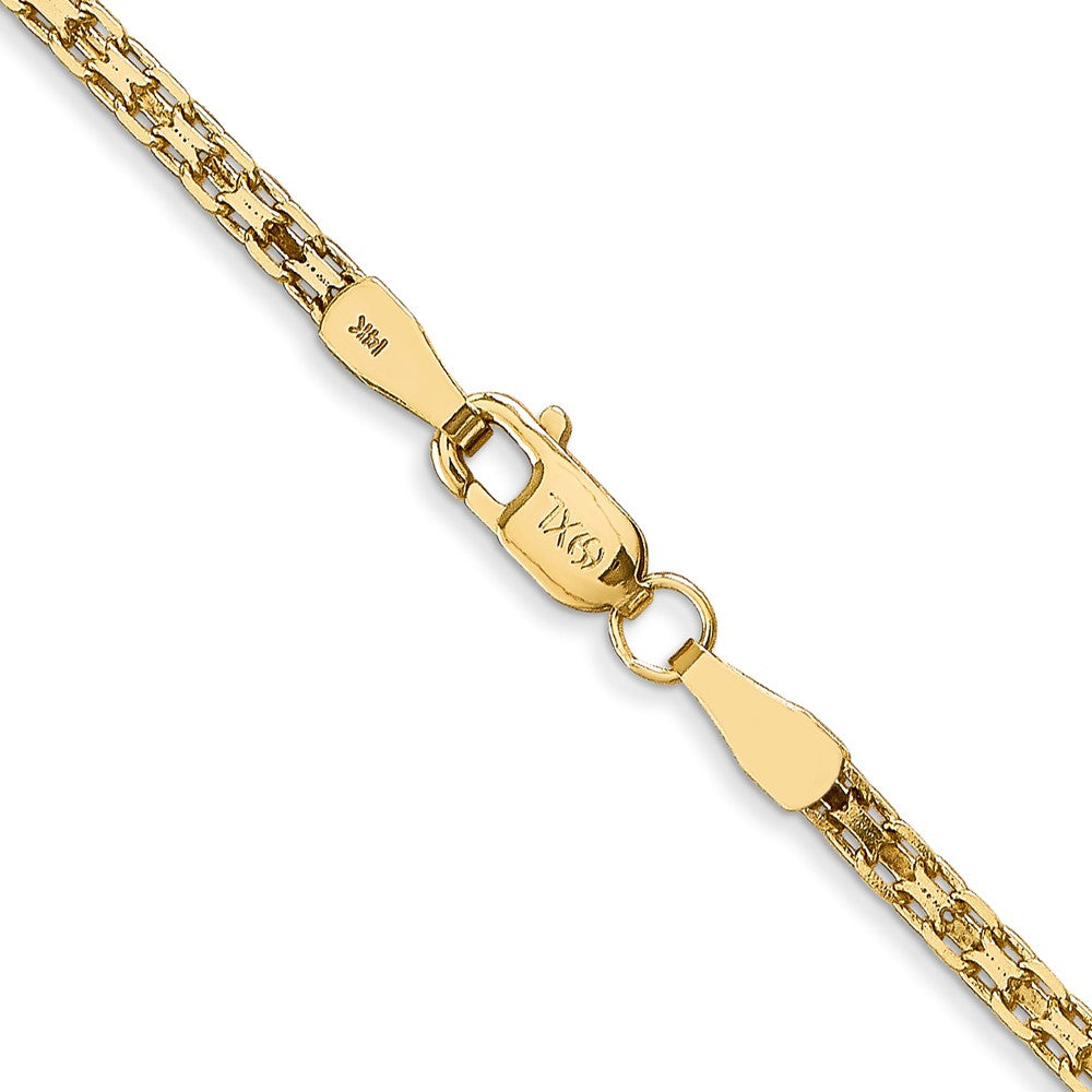 Shop Stylish 14K Gold 16-Inch Flat Bismarck Chain - 1.8mm, Lightweight Design