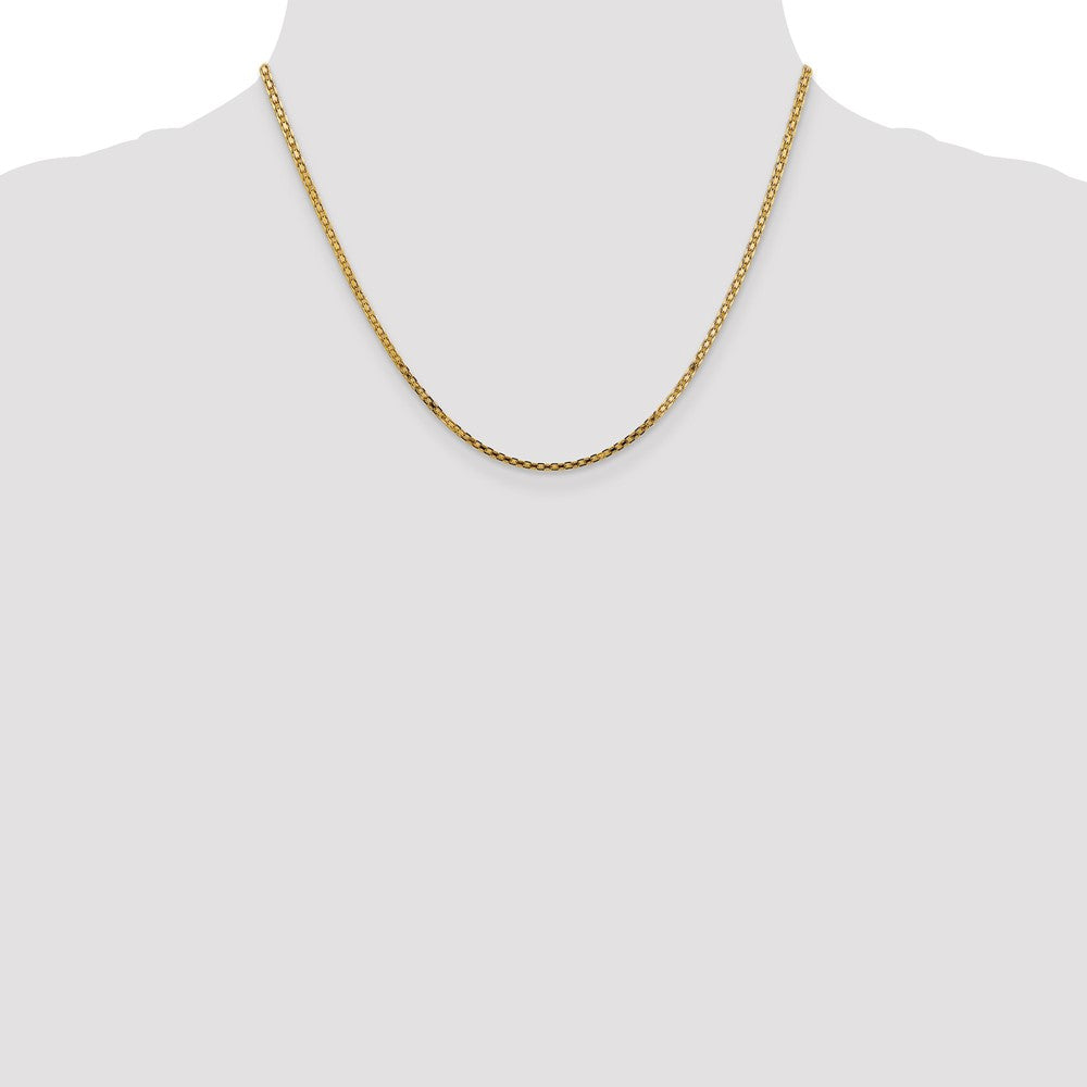 Shop Exclusive 14K Gold 18-Inch Flat Bismarck Chain - Stylish & Lightweight