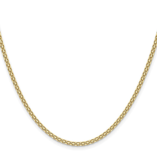 Order Stylish 14K Gold 2.2mm Lightweight Flat Bismarck Chain - Affordable Luxury