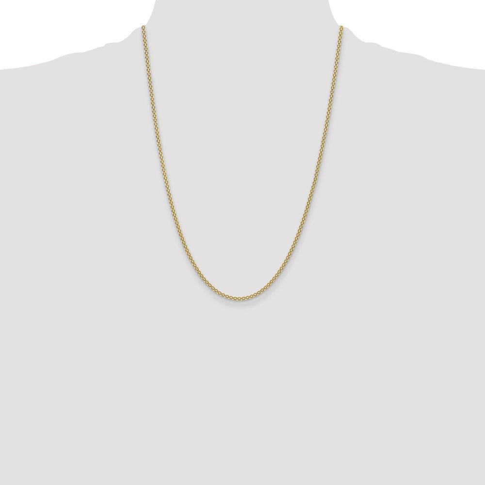 Order Stylish 14K Gold 2.2mm Lightweight Flat Bismarck Chain - Affordable Luxury