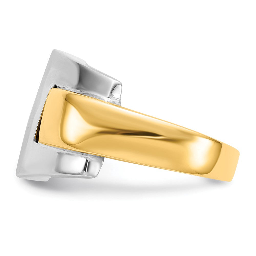 Shop Exclusive 14K Two-Tone Polished Buckle Band Ring - Stylish & Affordable