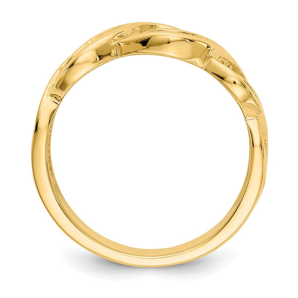 14K Gold Infinity Band