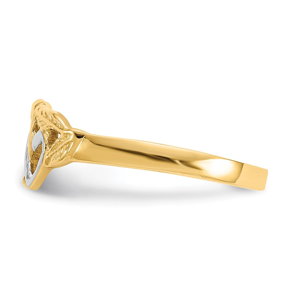 Exclusive 14K Gold Double Heart Ring - Stylish & Affordable Luxury Jewelry